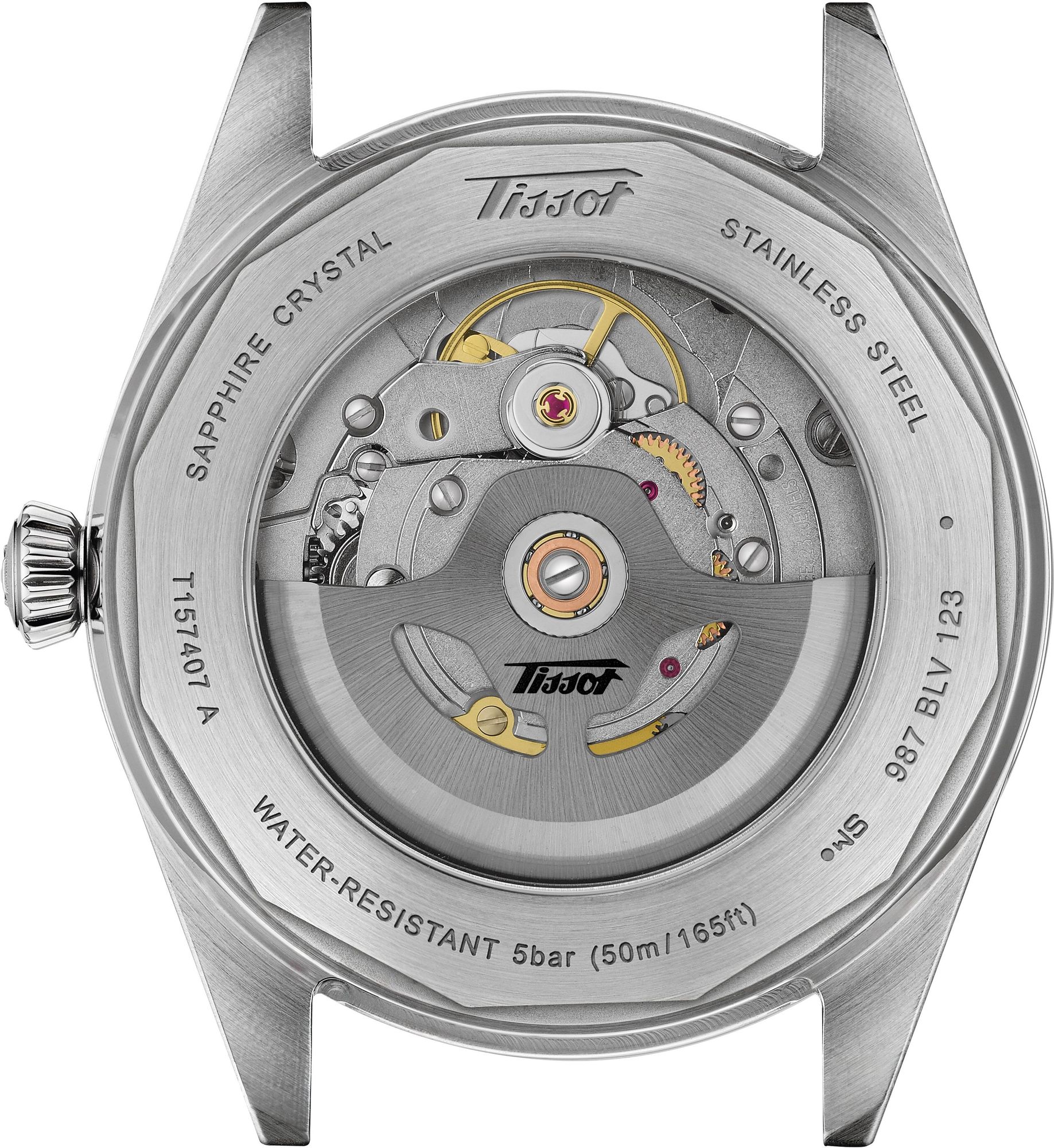 Tissot Visodate Powermatic 80 T157.407.16.031.00 Reloj Automático para hombres