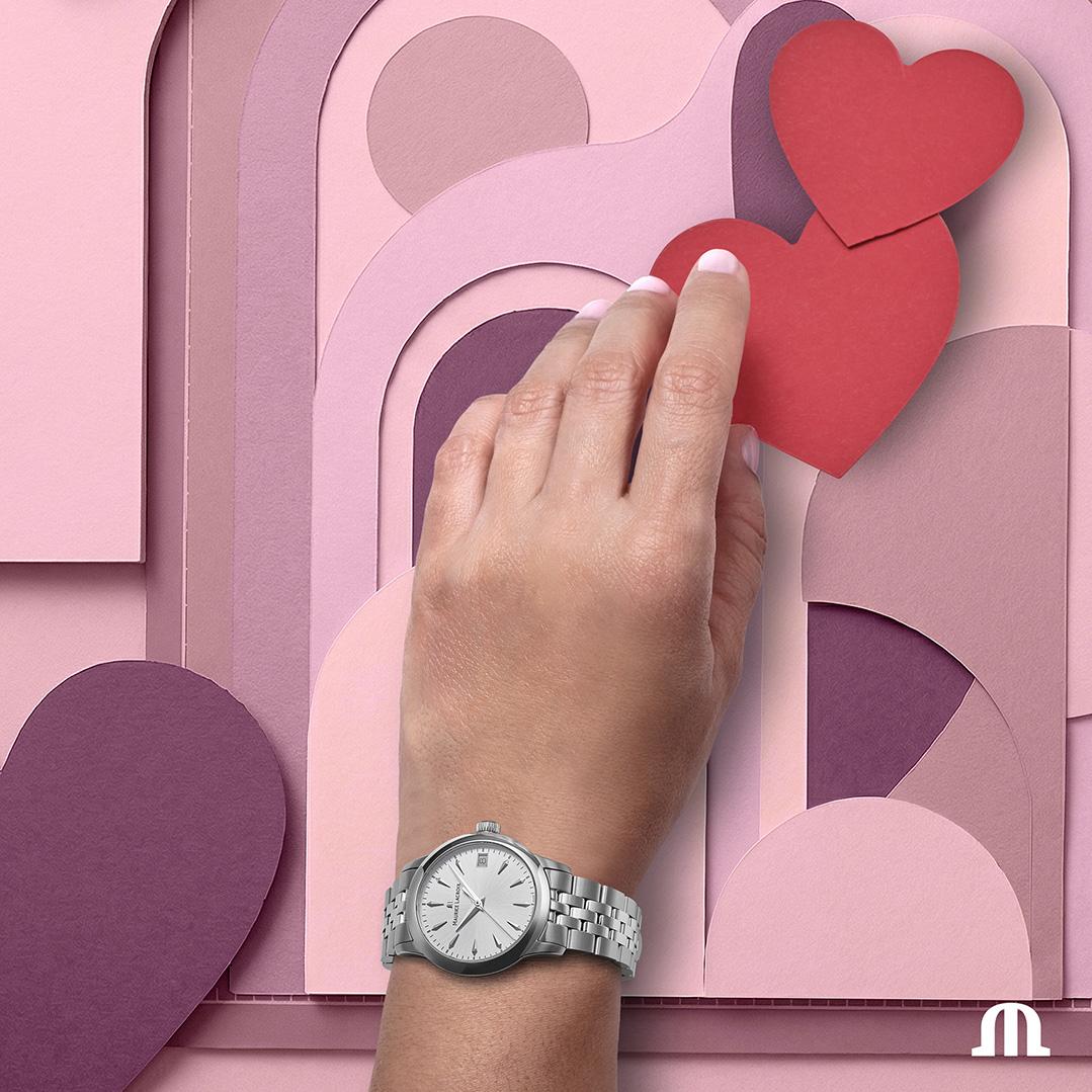 Maurice Lacroix 1975 Quartz 33mm 751006-SS002-130-1 Montre Bracelet pour femmes