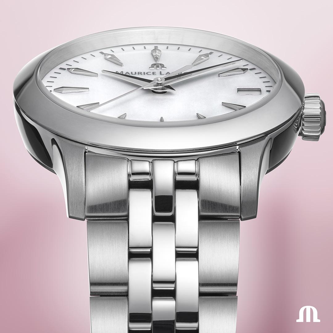 Maurice Lacroix 1975 Quartz 33mm 751006-SS002-130-1 Montre Bracelet pour femmes