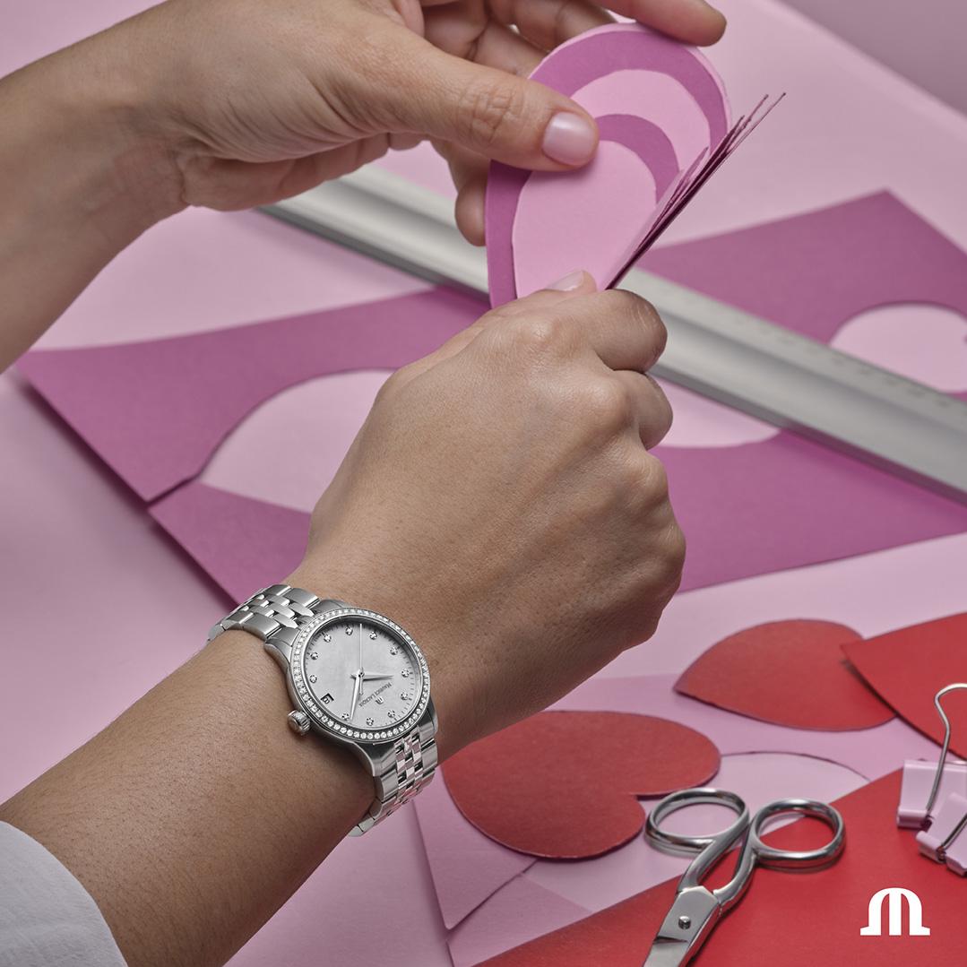 Maurice Lacroix 1975 Quartz 33mm 751006-SD502-170-1 Montre Bracelet pour femmes