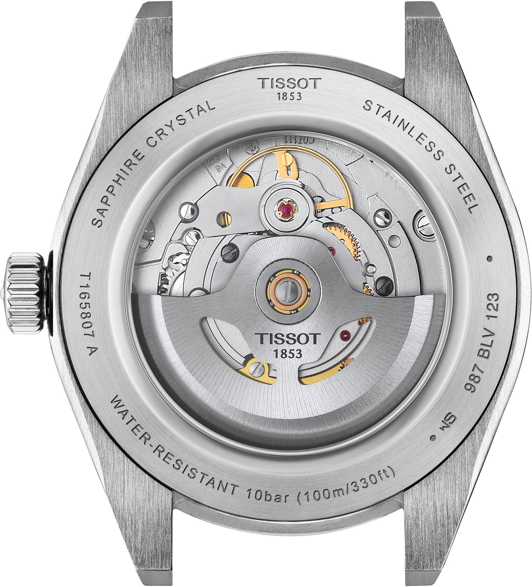 Tissot GENTLEMAN 38mm T165.807.11.031.00 Reloj unisex Tissot GENTLEMAN 38mm T165.807.11.031.00 Reloj unisex