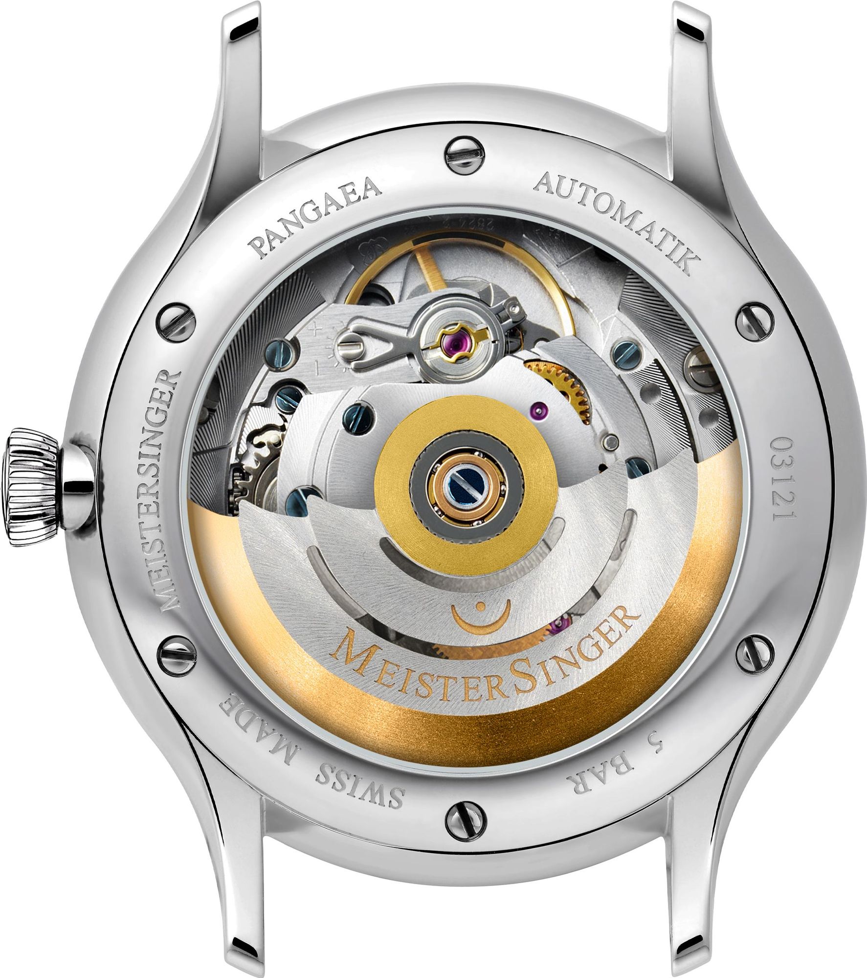 MeisterSinger Pangaea - Aventurine PMN9908AV Orologio con solo una lancetta