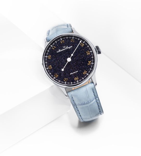 MeisterSinger Pangaea - Aventurine PMN9908AV Montre avec une seule aiguille MeisterSinger Pangaea - Aventurine PMN9908AV Montre avec une seule aiguille