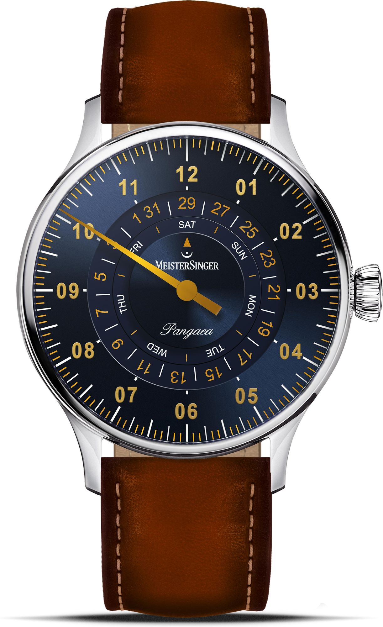 MeisterSinger Pangea Day Date PDD917G Reloj automático con sólo una aguja Clásico & sencillo