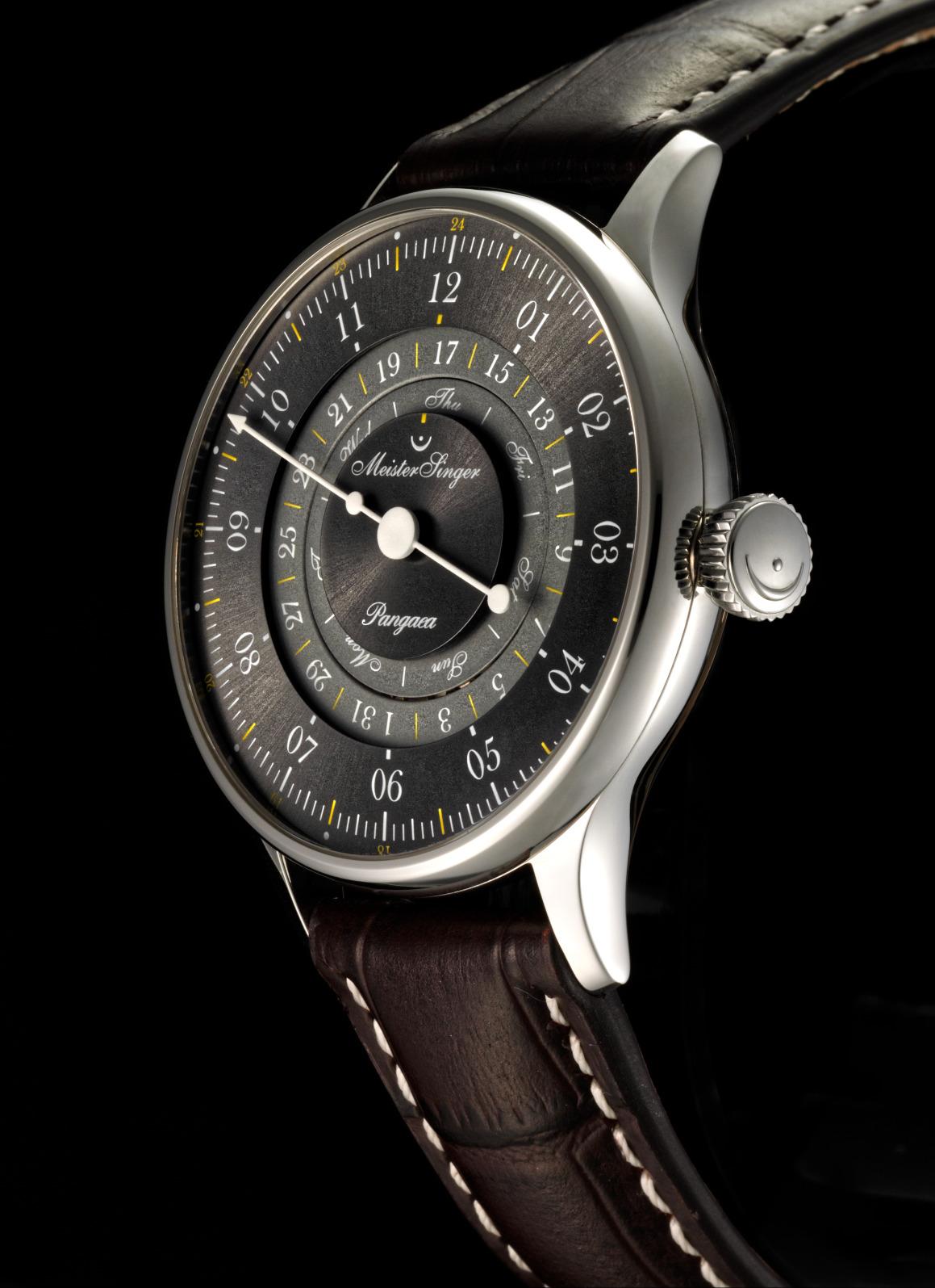 MeisterSinger Pangea Day Date 365 PDD365927 Reloj automático con sólo una aguja Clásico & sencillo