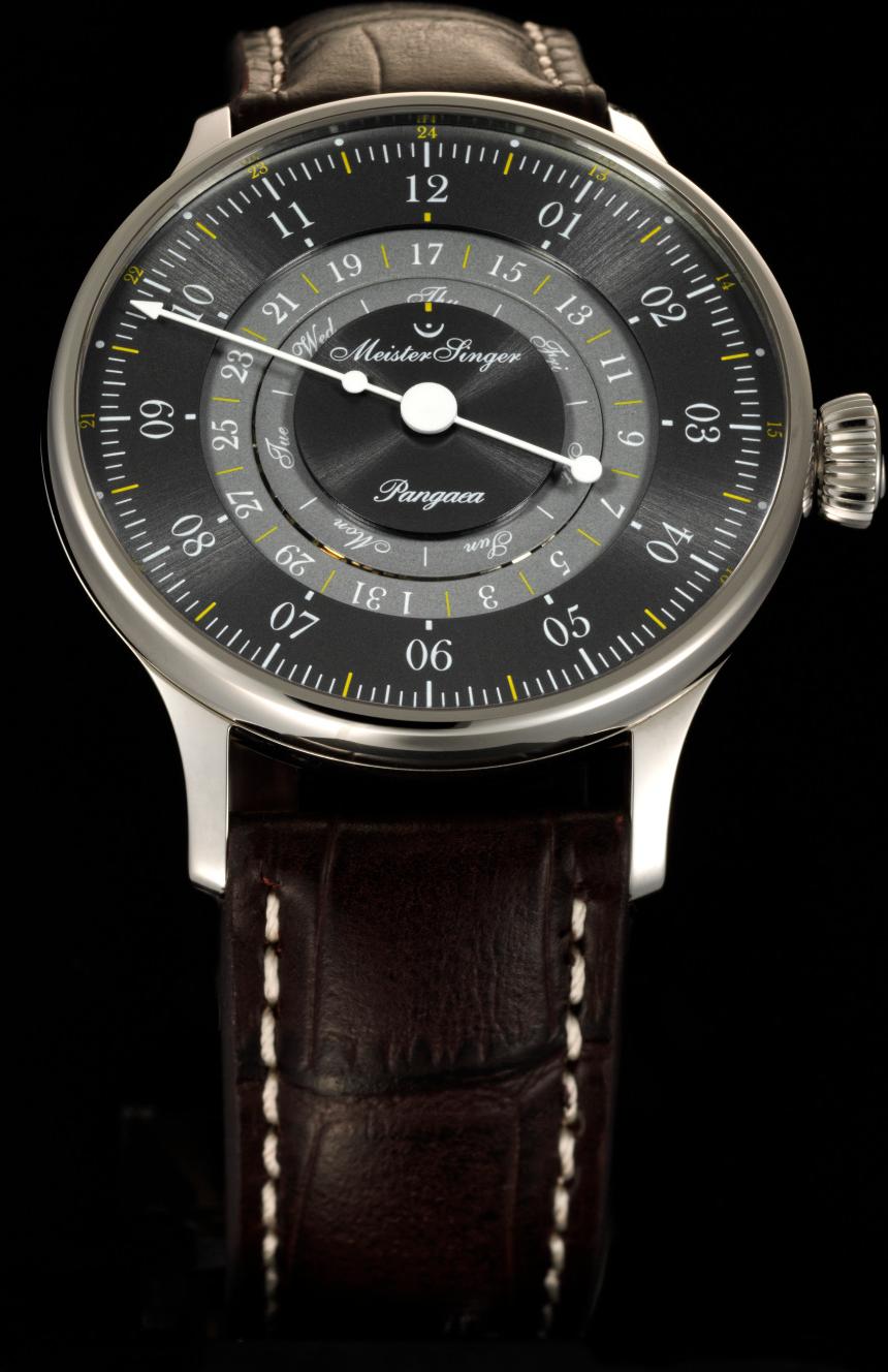 MeisterSinger Pangea Day Date 365 PDD365927 Reloj automático con sólo una aguja Clásico & sencillo