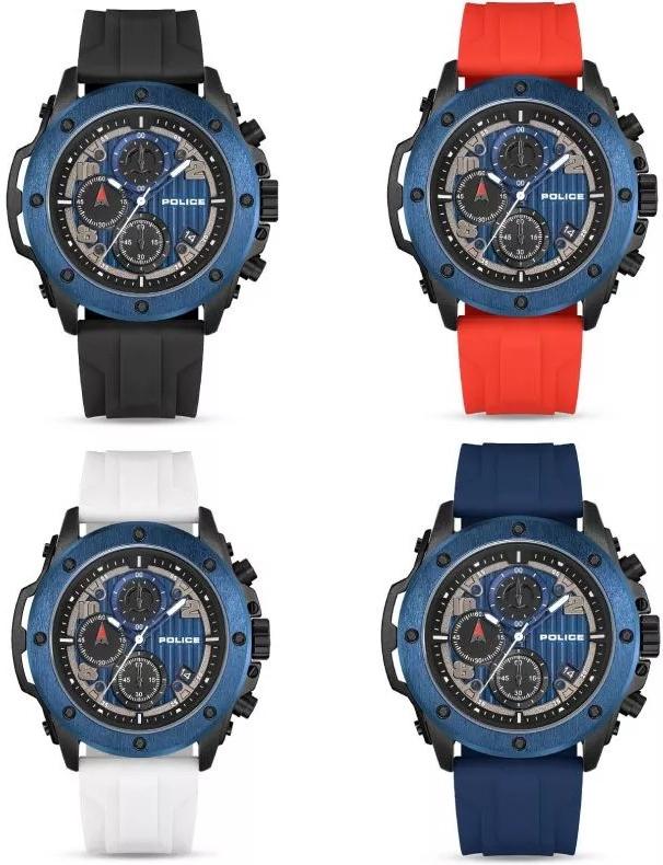 Police Clout Orb PEWGO00777X0 Herrenchronograph Mit Wechselband