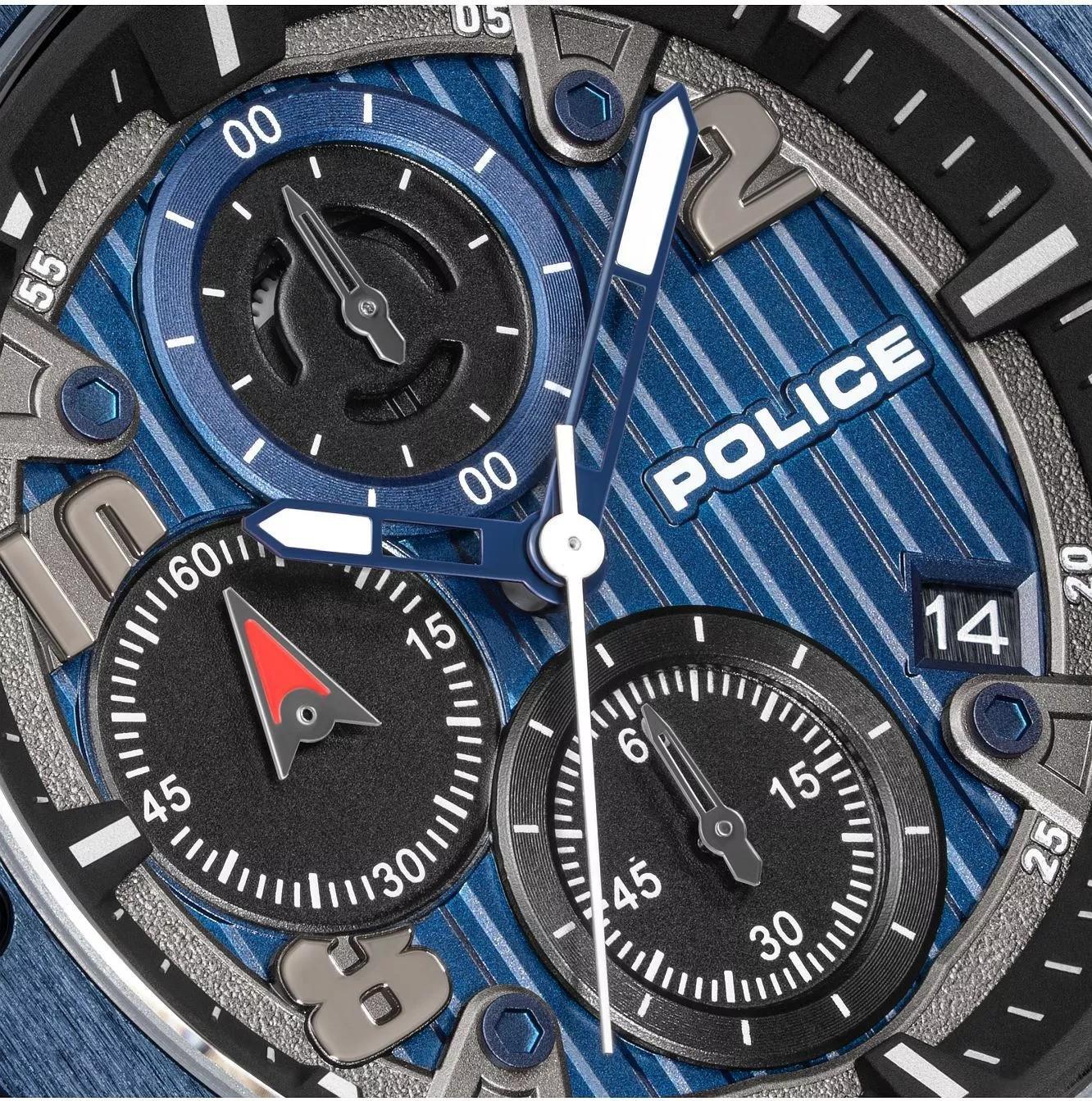Police Clout Orb PEWGO00777X0 Herrenchronograph Mit Wechselband
