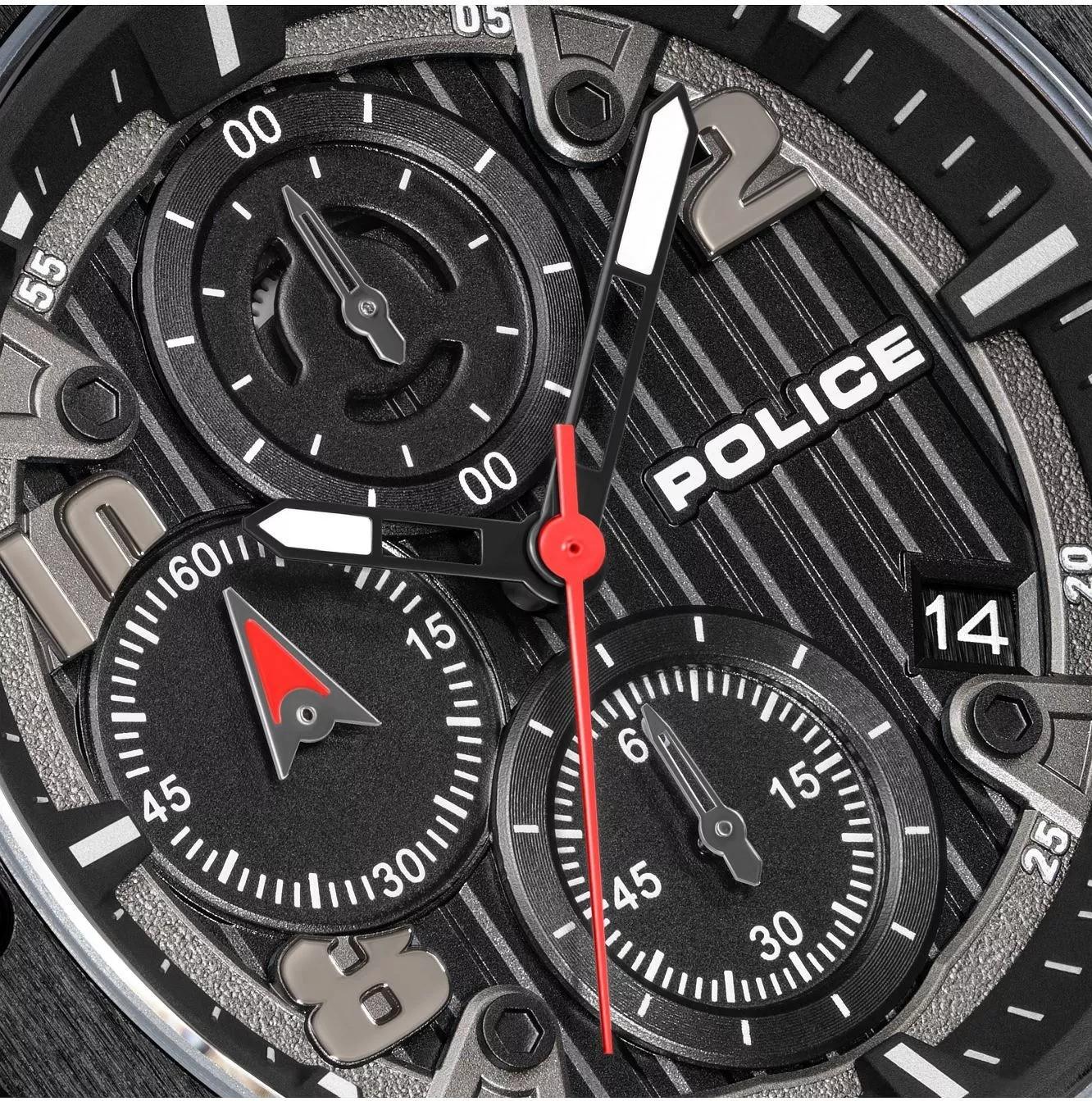 Police Clout Orb PEWGO00777X1 Herrenchronograph Mit Wechselband