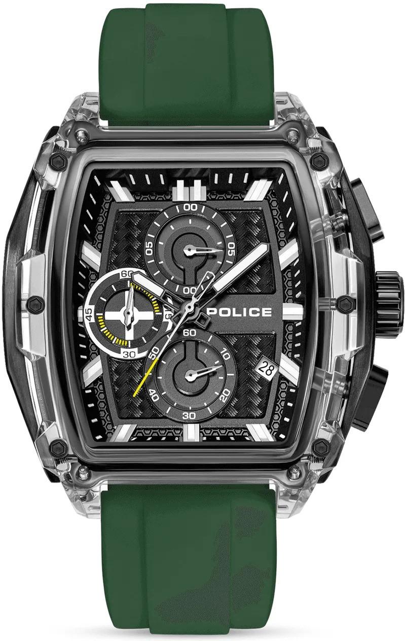 Police Clout Tank PEWGO00778X3 Herrenchronograph Mit Wechselband