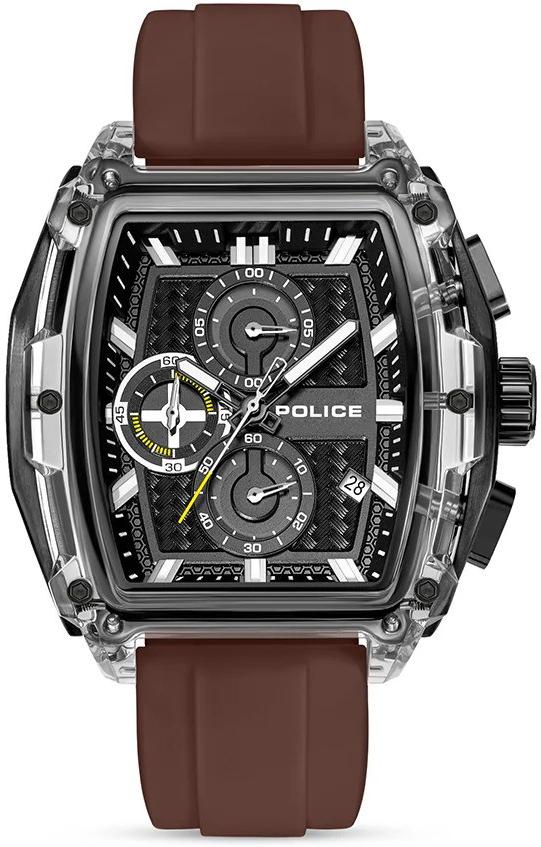 Police Clout Tank PEWGO00778X3 Herrenchronograph Mit Wechselband