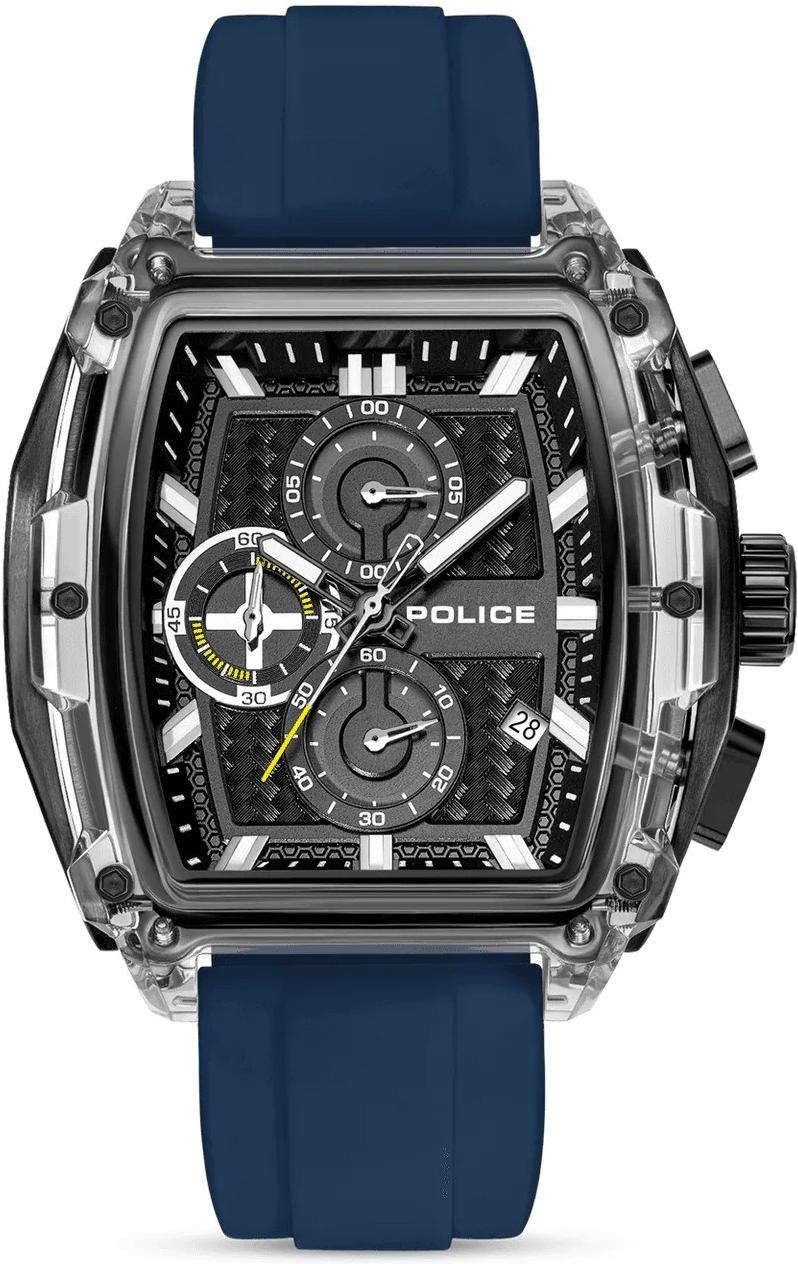 Police Clout Tank PEWGO00778X3 Herrenchronograph Mit Wechselband