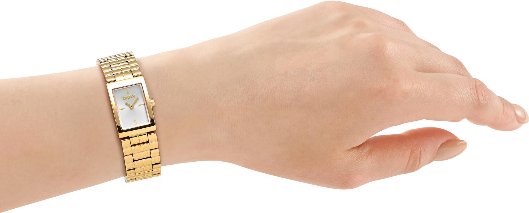 DKNY Signature square Watch DK1L172M0035 Dames armbandhorloge