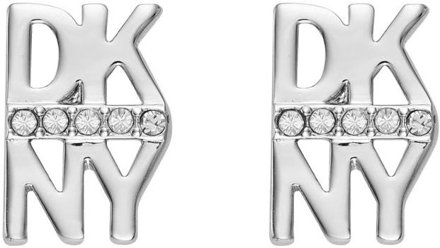 DKNY Stacked Pave Logo Stud 5520003 Pendientes