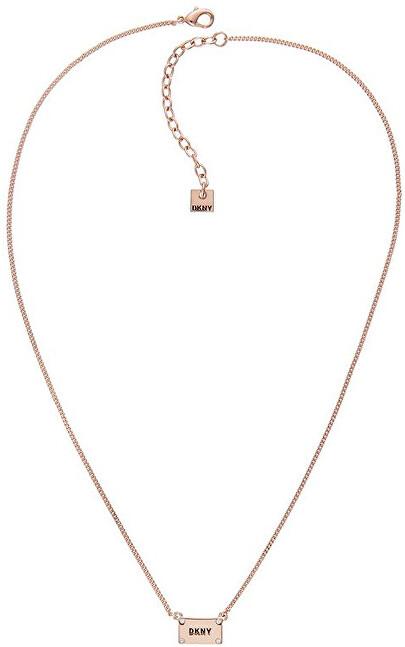 DKNY Logo Plackard 5520008 Halsketting voor dames