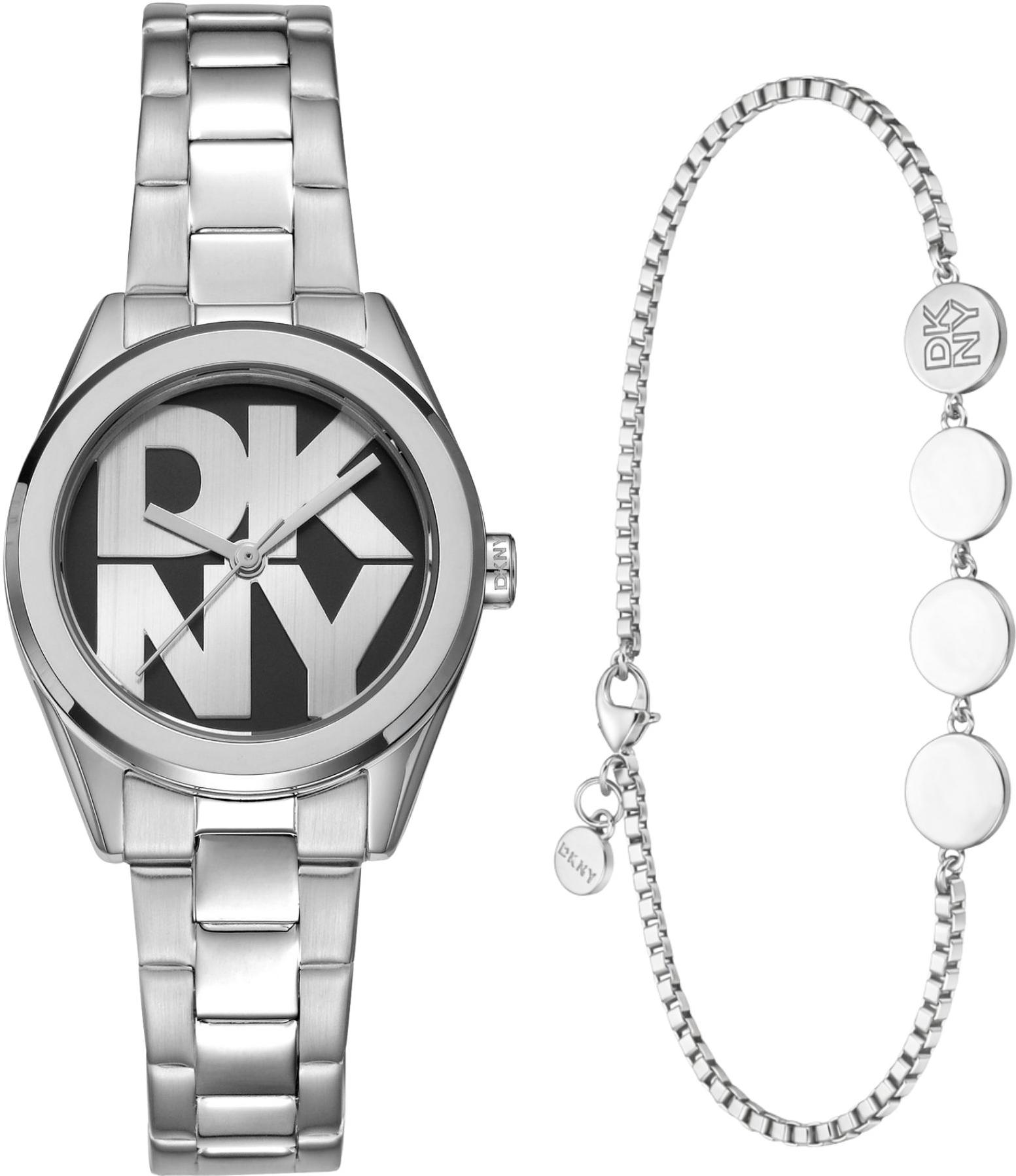 DKNY Logo Watch Set DK1L145M0045 Orologio da polso donna