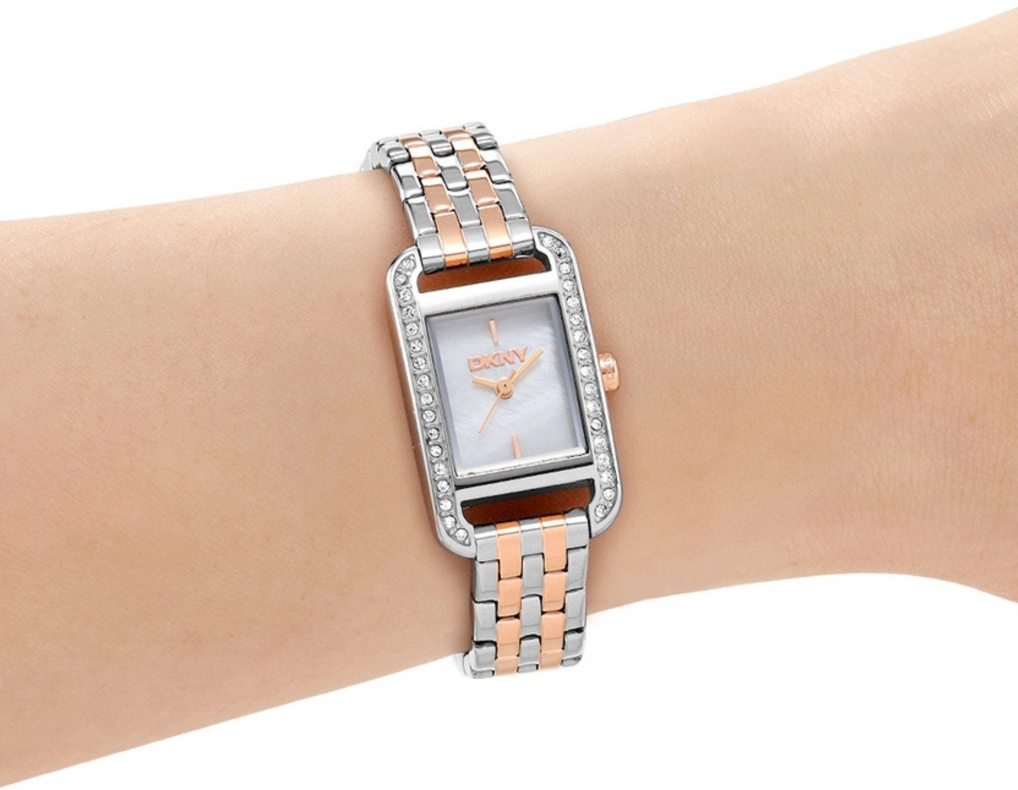 DKNY Signature square DK1L117M0075 Reloj de Pulsera para mujeres