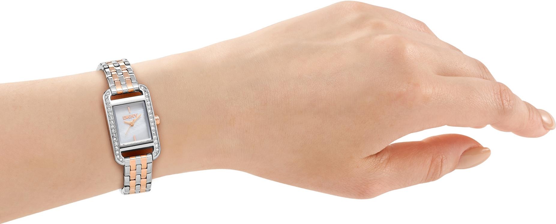 DKNY Signature square DK1L117M0075 Reloj de Pulsera para mujeres