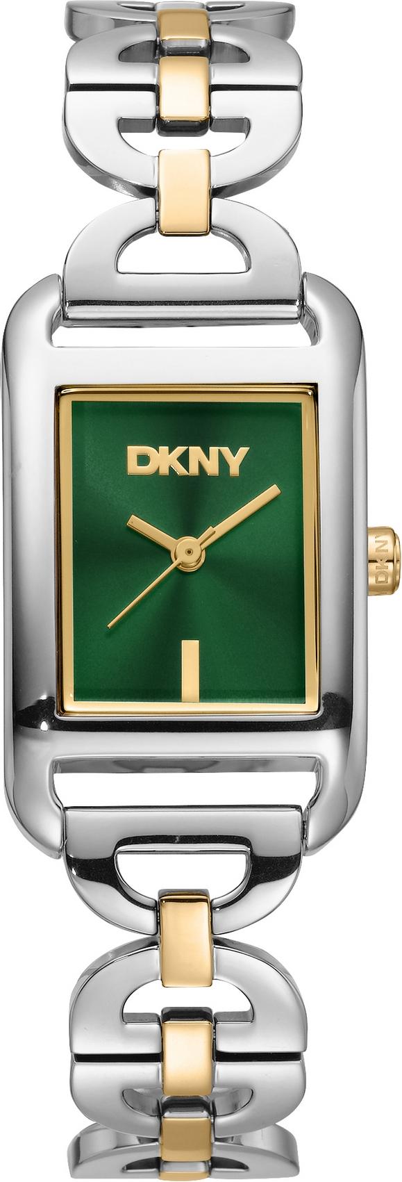 DKNY Open Link square Watch DK1L142M0265 Dames armbandhorloge