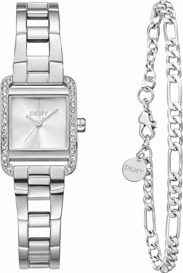 DKNY Mini square DK1L143M0015 Dames armbandhorloge