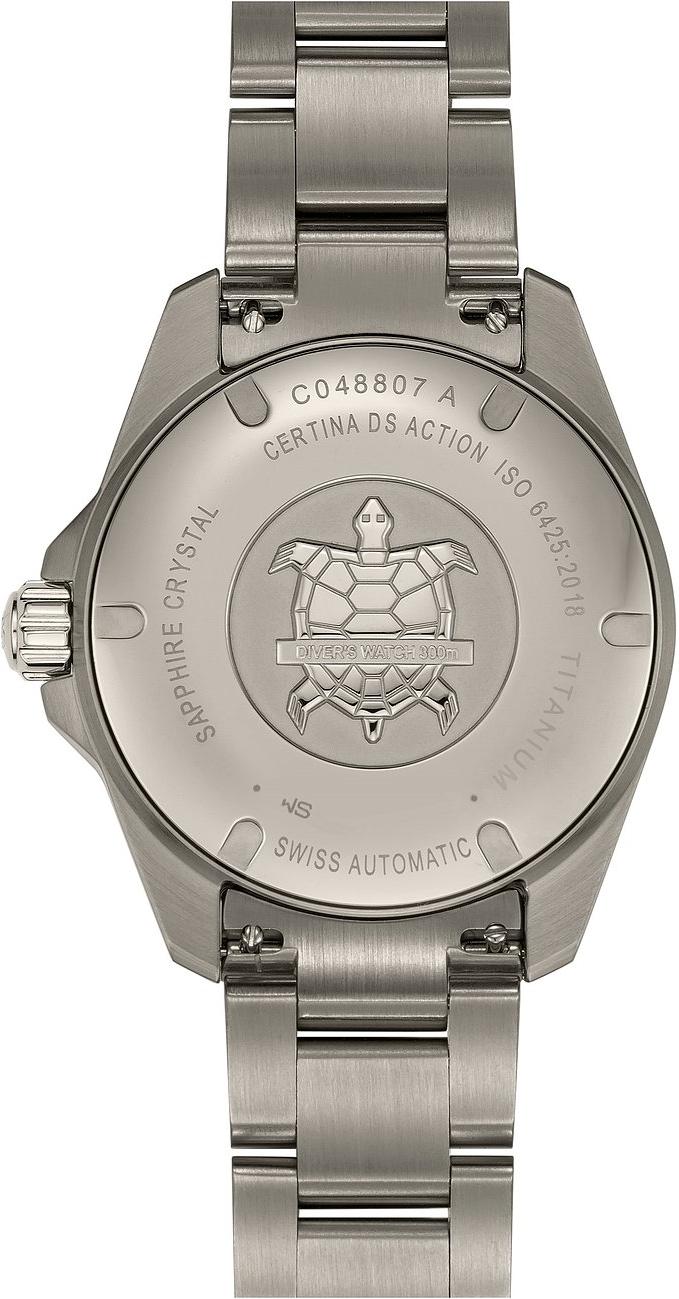 Certina DS Action 38mm C048.807.44.041.00 Reloj unisex Reserve de marcha de 80 horas