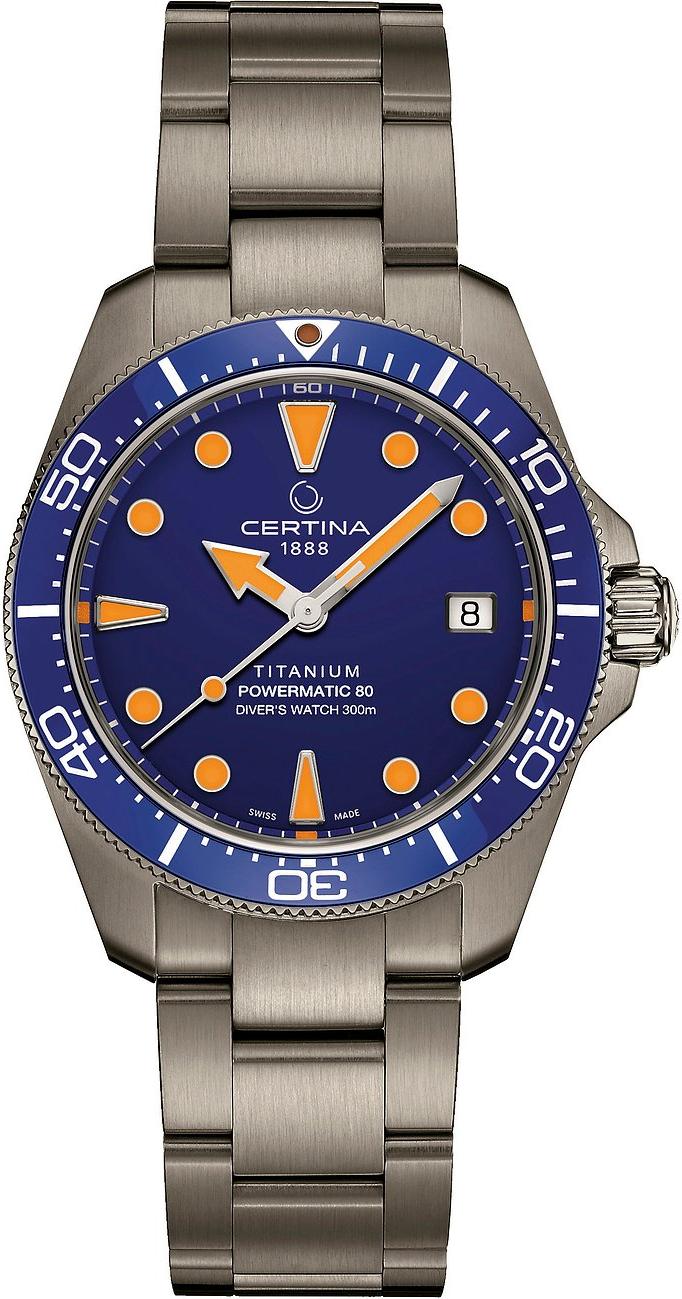 Certina DS Action 38mm C048.807.44.041.00 Reloj unisex Reserve de marcha de 80 horas