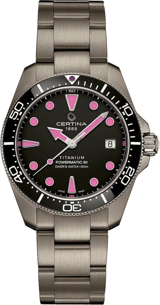 Certina DS Action 38mm C048.807.44.051.01 Reloj unisex Reserve de marcha de 80 horas