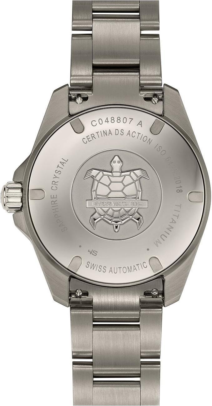Certina DS Action 38mm C048.807.44.081.00 Reloj unisex Reserve de marcha de 80 horas