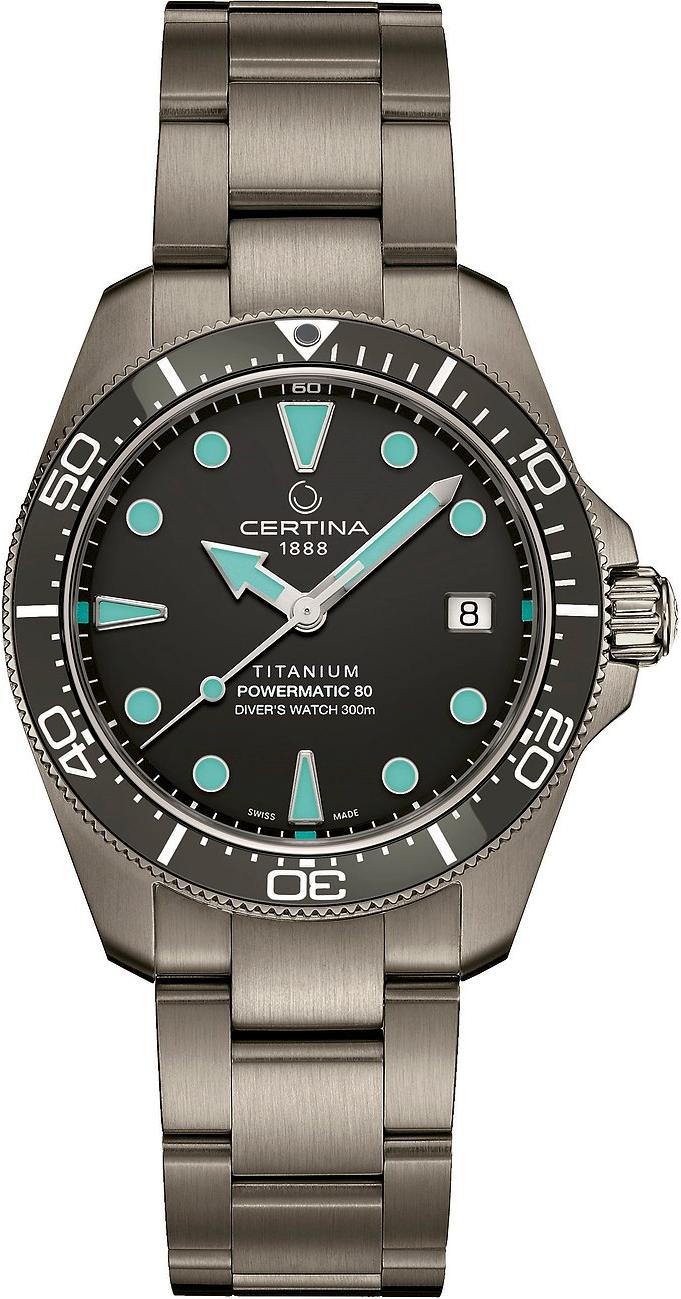 Certina DS Action 38mm C048.807.44.081.00 Reloj unisex Reserve de marcha de 80 horas