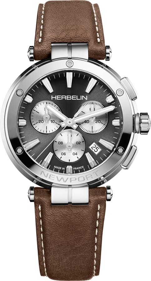 Michel Herbelin NEWPORT 37658AP24MA Mens Chronograph Michel Herbelin NEWPORT 37658AP24MA Mens Chronograph