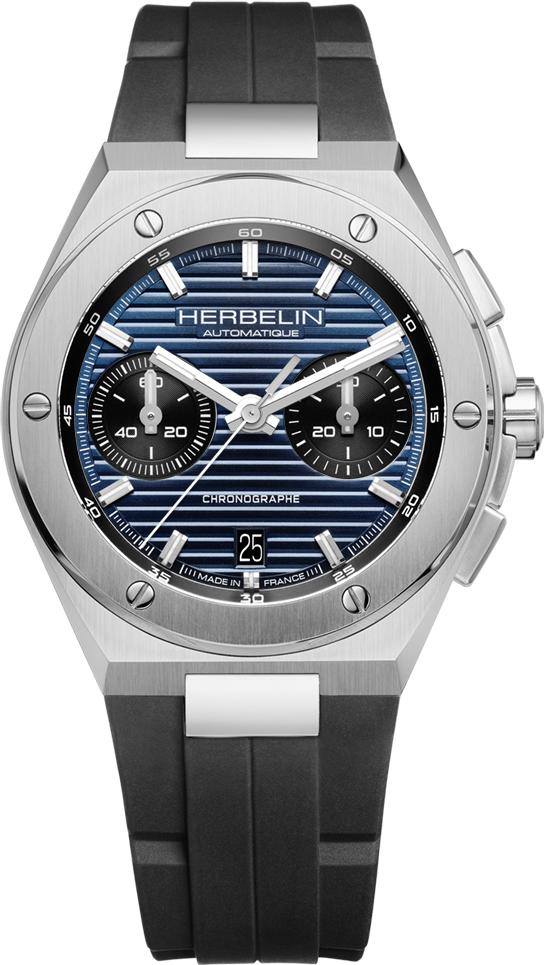 Michel Herbelin CAP CAMARAT 245A45CA Automatische herenchronograaf Michel Herbelin CAP CAMARAT 245A45CA Automatische herenchronograaf