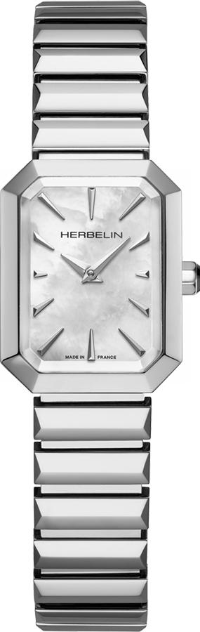 Michel Herbelin OCTOGONE 17556B19 Montre Bracelet pour femmes Cadran en Nacre