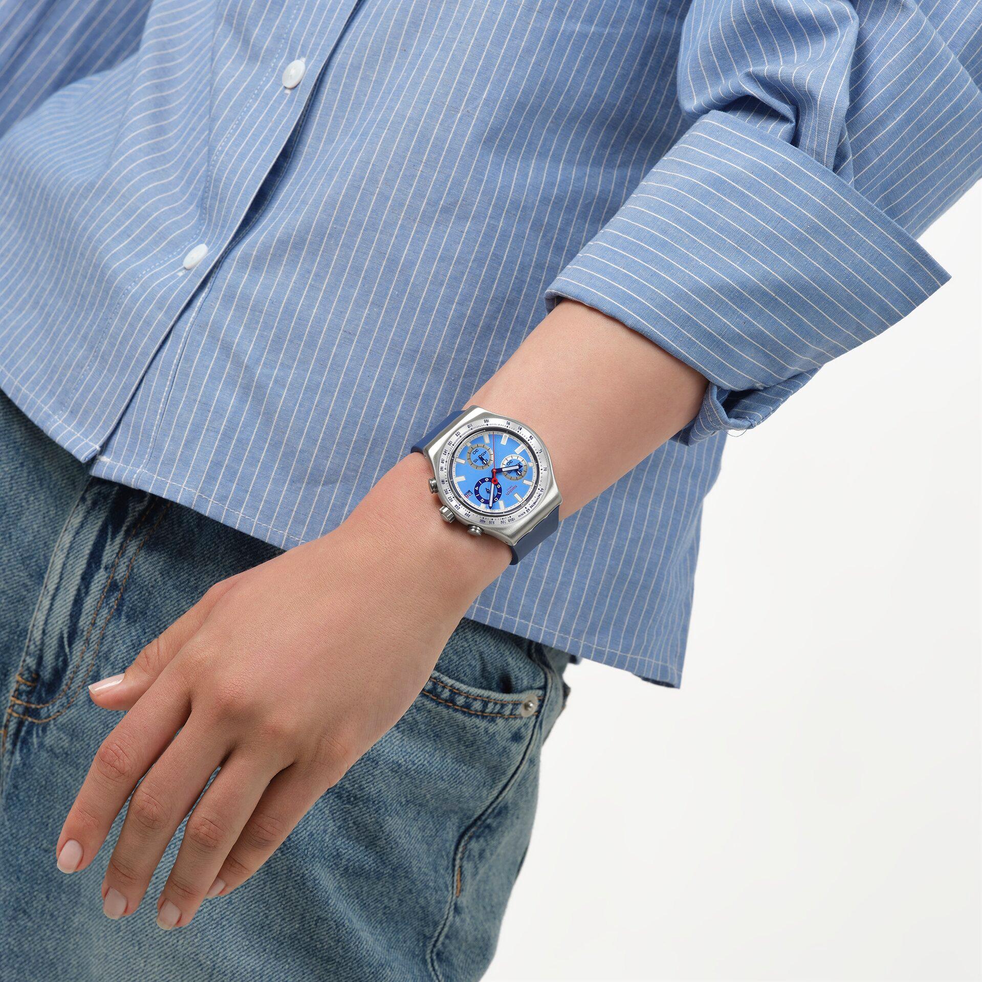 Swatch SKY REFLECTIVE YVS541 Unisexuhr Mit Wechselband Swatch SKY REFLECTIVE YVS541 Unisexuhr Mit Wechselband