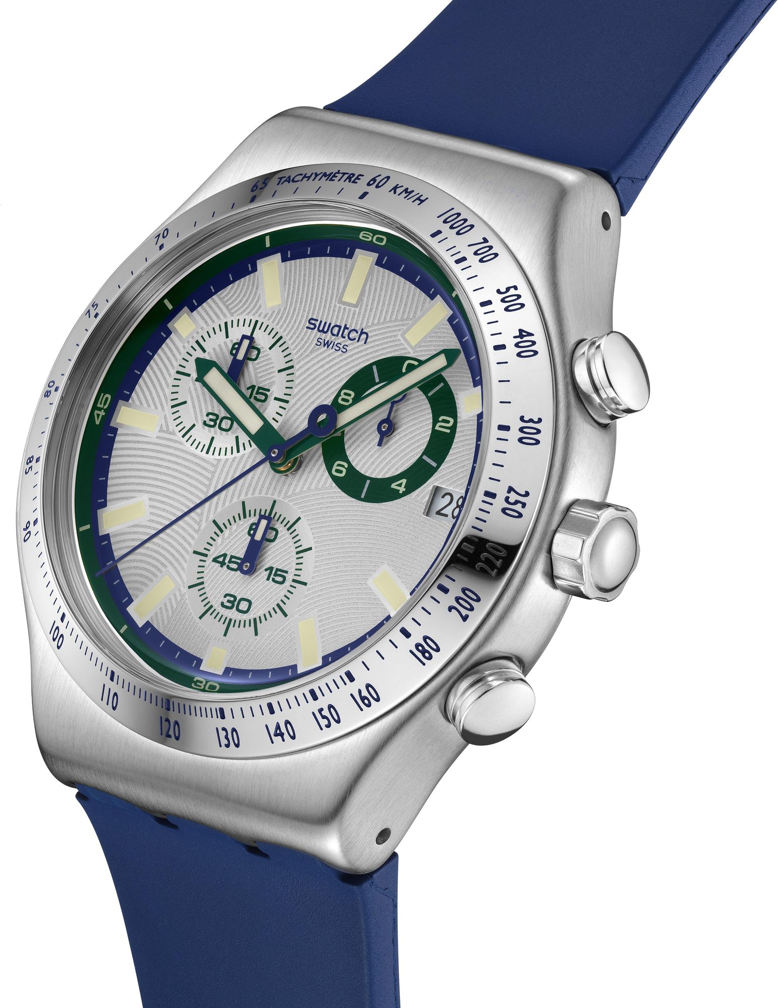 Swatch BLUE REFLECTIVE YVS539 Unisexuhr Mit Wechselband Swatch BLUE REFLECTIVE YVS539 Unisexuhr Mit Wechselband