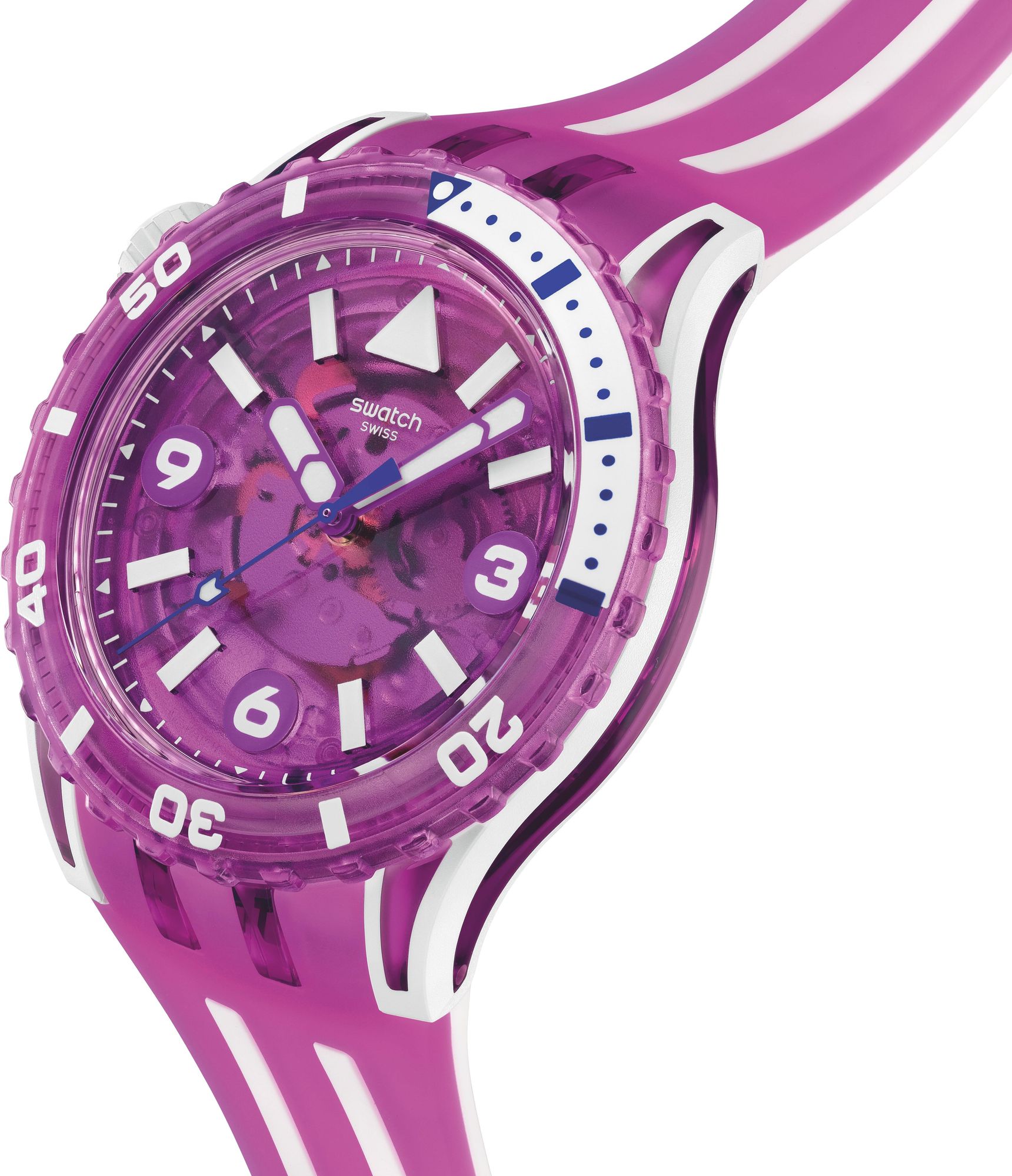 Swatch FLOWER HAT SSCU09P100 Unisexuhr Swatch FLOWER HAT SSCU09P100 Unisexuhr