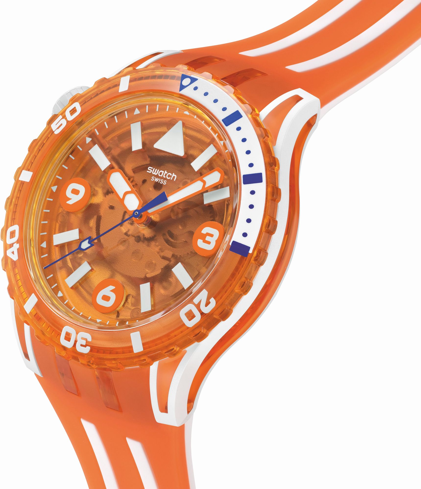 Swatch PACIFIC SEA NETTLE SSCU09O100 Unisexuhr Swatch PACIFIC SEA NETTLE SSCU09O100 Unisexuhr