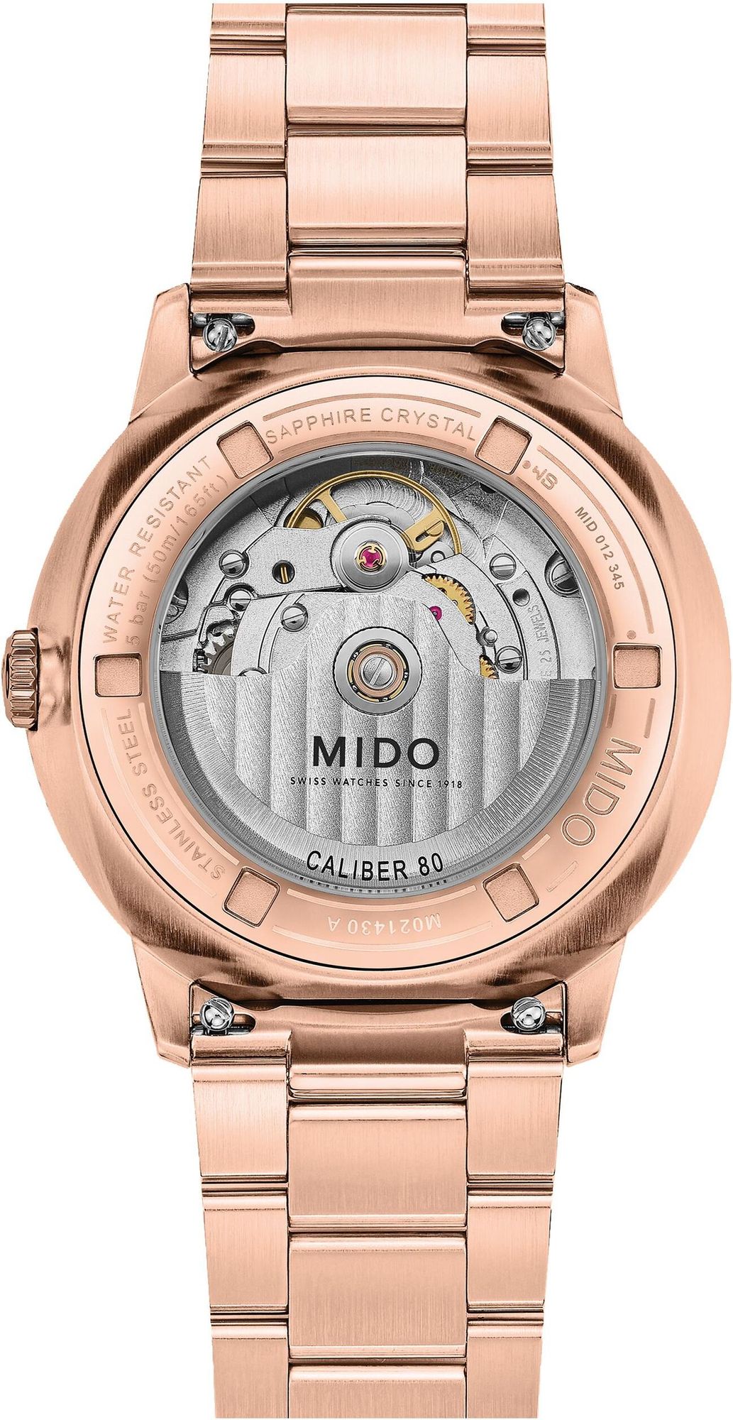 Mido COMMANDER II Datoday M0214303309100 Orologio automatico uomo rivestito in PVC Mido COMMANDER II Datoday M0214303309100 Orologio automatico uomo rivestito in PVC