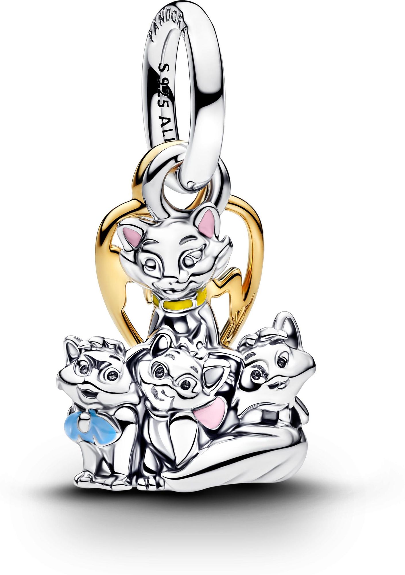 Pandora Disney Aristocats Duchess & Kittens Dangle Charm 764465C01 Pendente charm Pandora Disney Aristocats Duchess & Kittens Dangle Charm 764465C01 Pendente charm