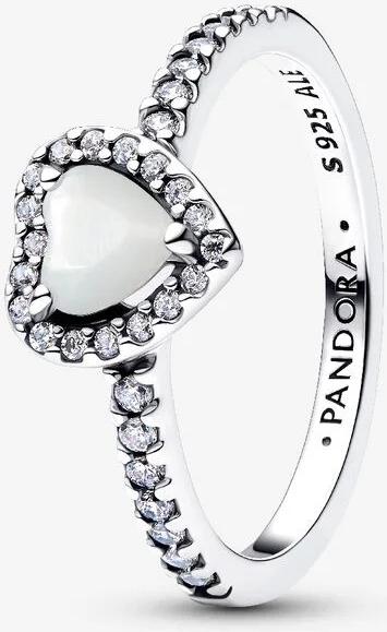 Pandora Elevated White Heart Ring 198421C11 Anello donna Pandora Elevated White Heart Ring 198421C11 Anello donna