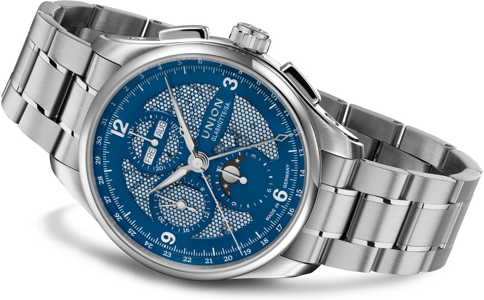 Union Glashütte Belisar Chronograph Mondphase D014.425.11.042.00 Automatic Mens Chronograph Union Glashütte Belisar Chronograph Mondphase D014.425.11.042.00 Automatic Mens Chronograph