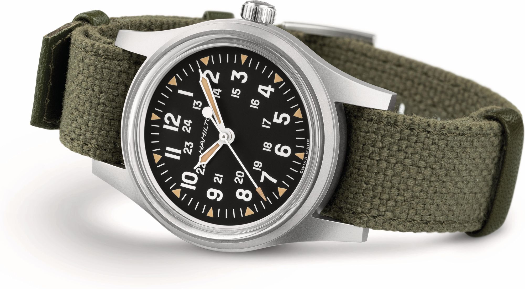 Hamilton Khaki Field Mechanical 36 mm America 250th Anniversary H69399930 Dames armbandhorloge Hamilton Khaki Field Mechanical 36 mm America 250th Anniversary H69399930 Dames armbandhorloge