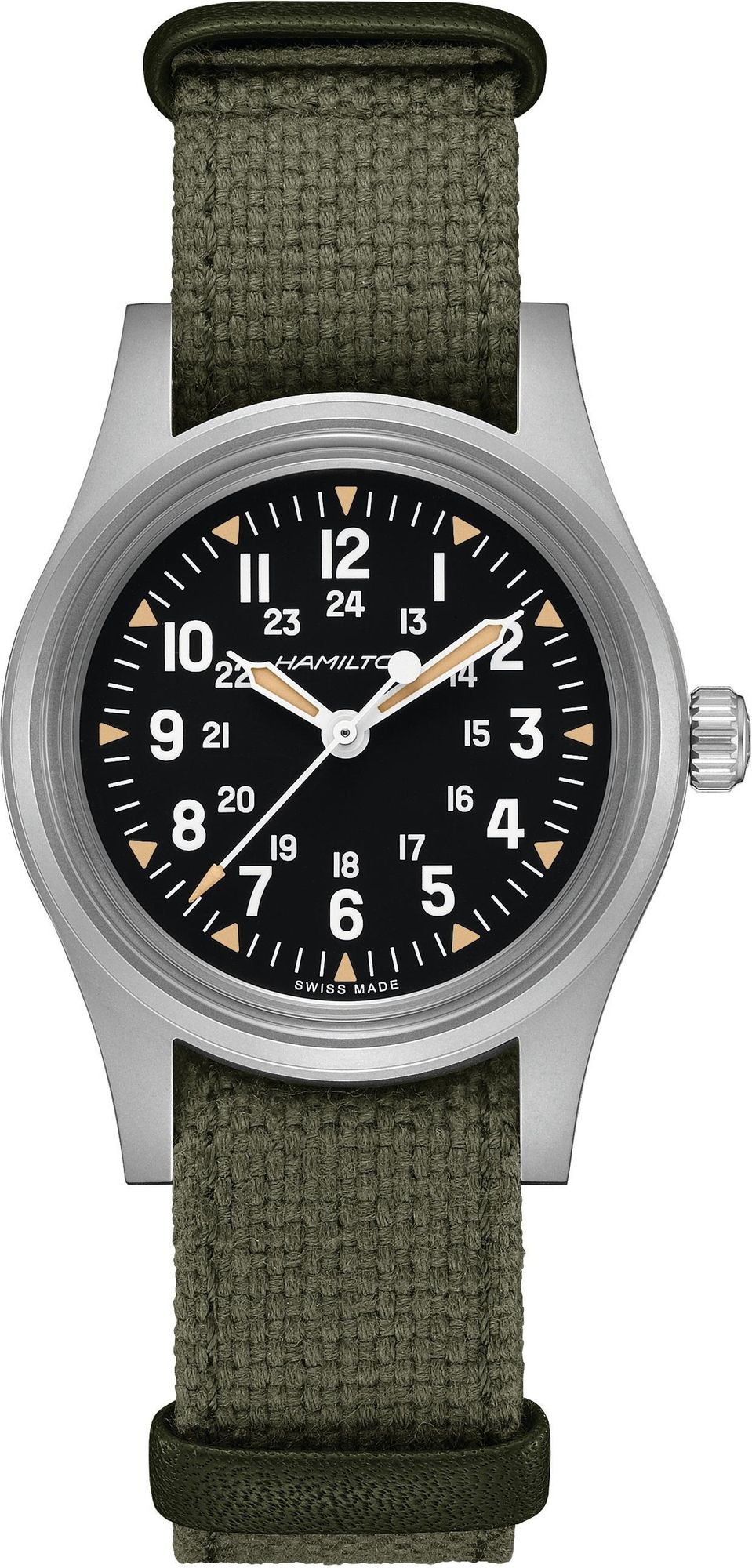 Hamilton Khaki Field Mechanical 36 mm America 250th Anniversary H69399930 Dames armbandhorloge Hamilton Khaki Field Mechanical 36 mm America 250th Anniversary H69399930 Dames armbandhorloge