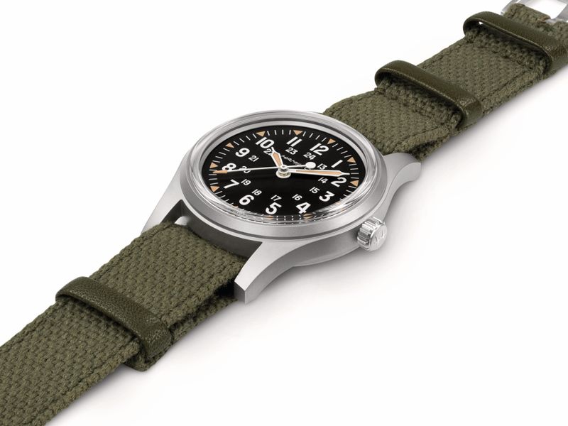 Hamilton Khaki Field Mechanical 36 mm America 250th Anniversary H69399930 Orologio da polso donna Hamilton Khaki Field Mechanical 36 mm America 250th Anniversary H69399930 Orologio da polso donna