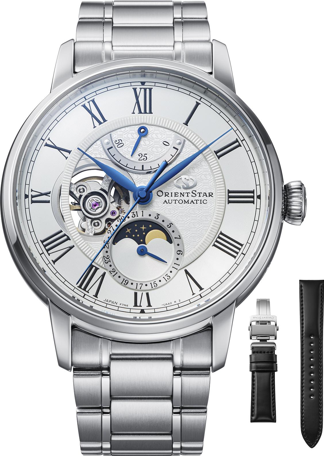 Orient M45 F7 Mechanical Moon Phase RE-BT0005S00B Montre Automatique pour hommes