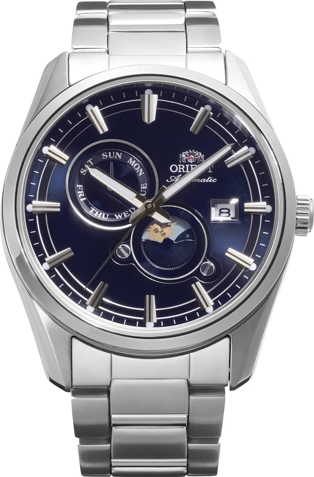 Orient Sun and Moon Stretto Day & Night RA-AK0315L30B Montre Automatique pour hommes