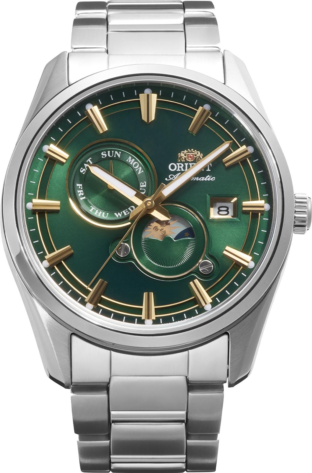 Orient Sun and Moon Stretto Day & Night RA-AK0314E30B Montre Automatique pour hommes