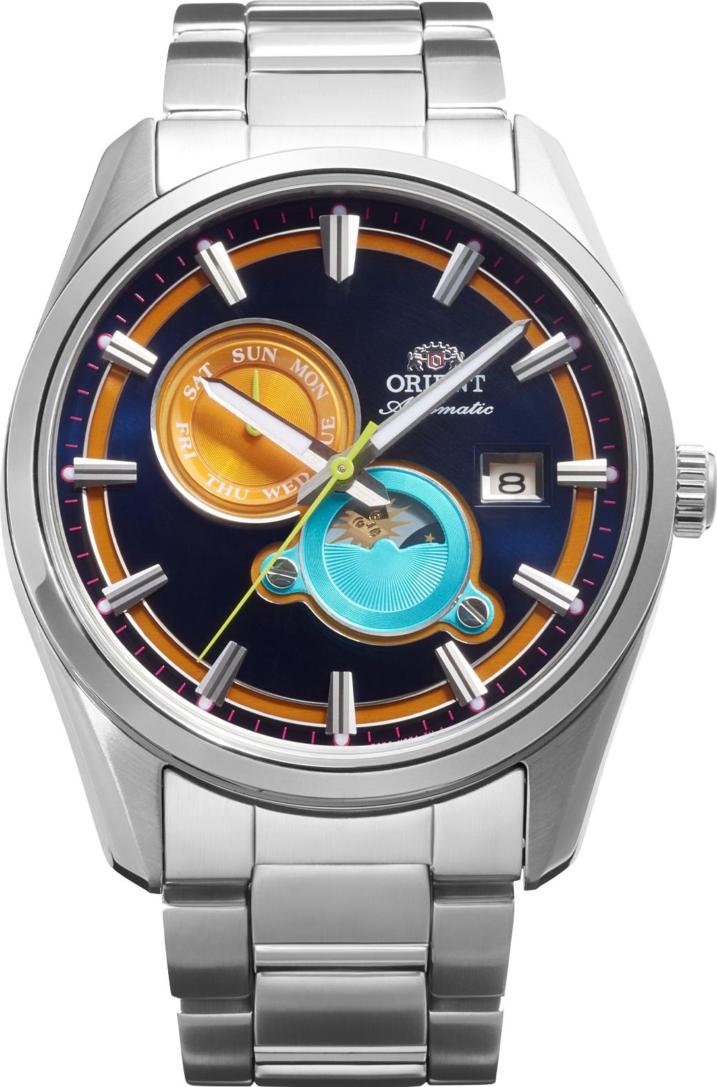 Orient Sun and Moon Stretto Day & Night Limited Edition RA-AK0316L30B Montre Automatique pour hommes