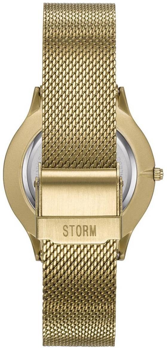 Storm London STORM NEW ION MESH GOLD RED 47453/GD Unisex horloge Storm London STORM NEW ION MESH GOLD RED 47453/GD Unisex horloge