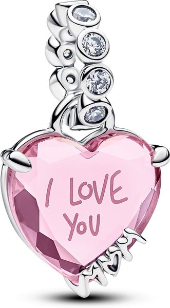 Pandora I Love You Mom Dangle Charm 794464C01 Pendiente Charm Pandora I Love You Mom Dangle Charm 794464C01 Pendiente Charm
