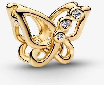 Pandora Butterfly Openwork Charm 764369C01 Pendente charm Pandora Butterfly Openwork Charm 764369C01 Pendente charm